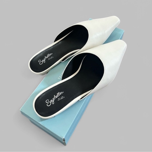 Seychelles-white Elixer Mules-size 8-Brand New Retail $129 - Picture 4 of 7